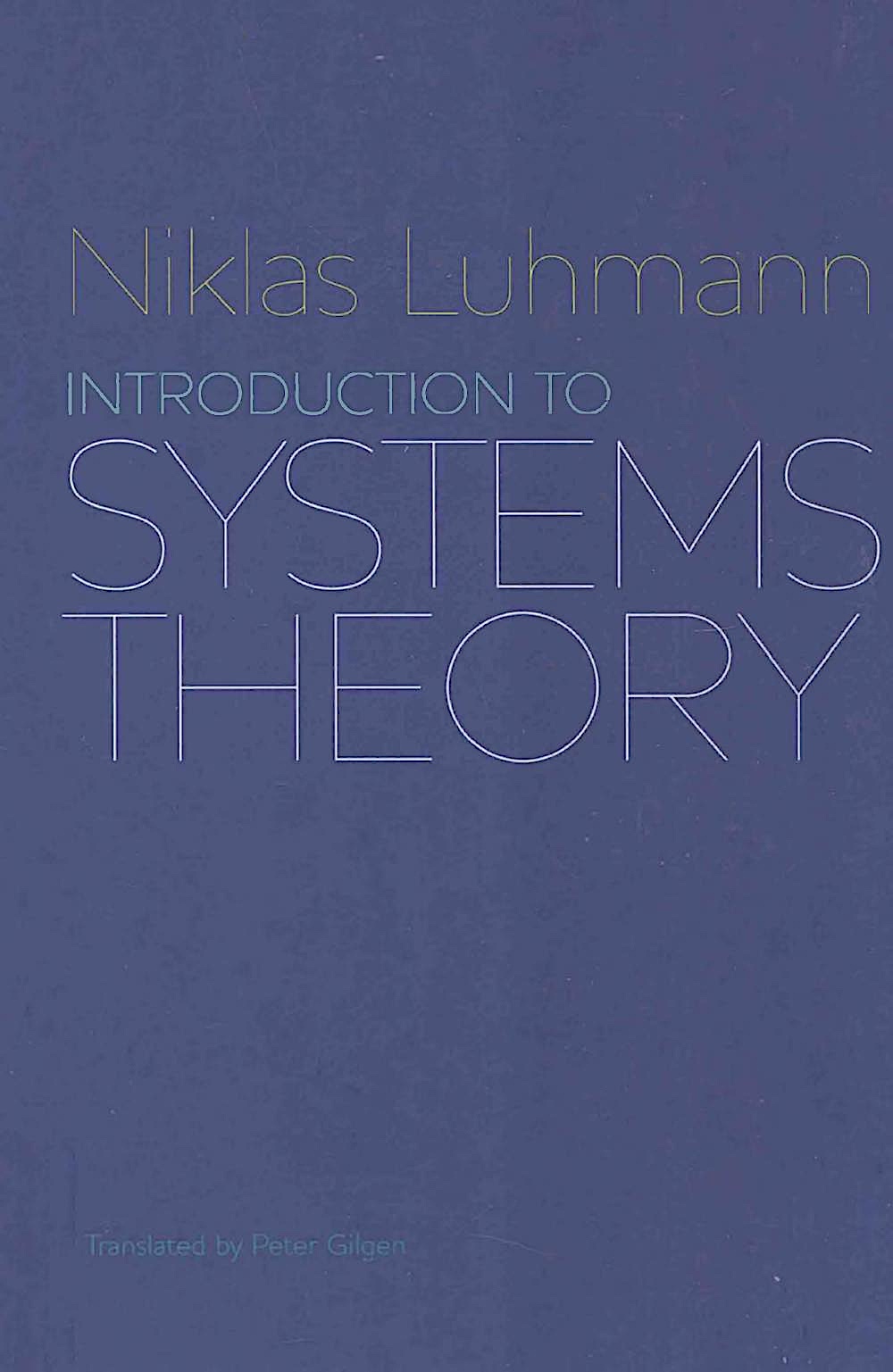 Introduction to Systems Theory