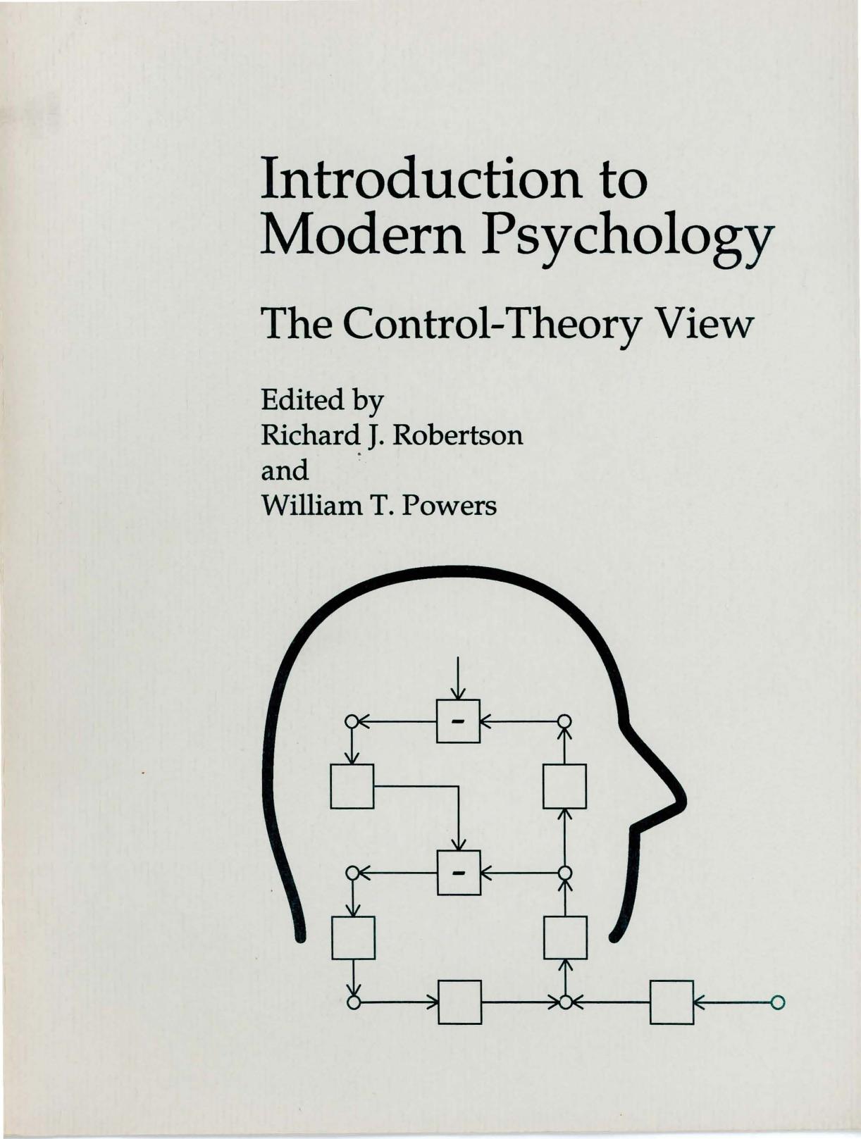 Introduction to Modern Psychology: The Control-Theory View
