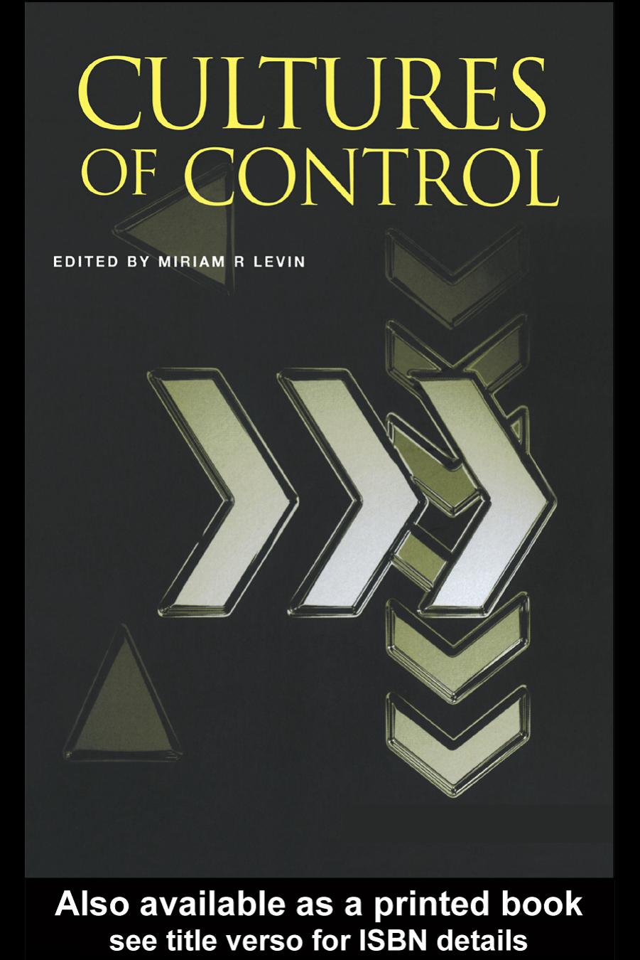 Cultures of Control