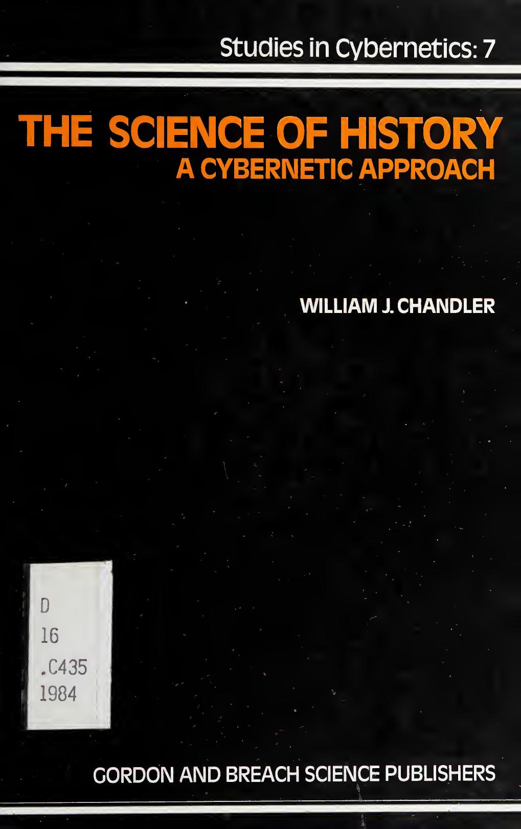 The Science of History: A Cybernetic Approach