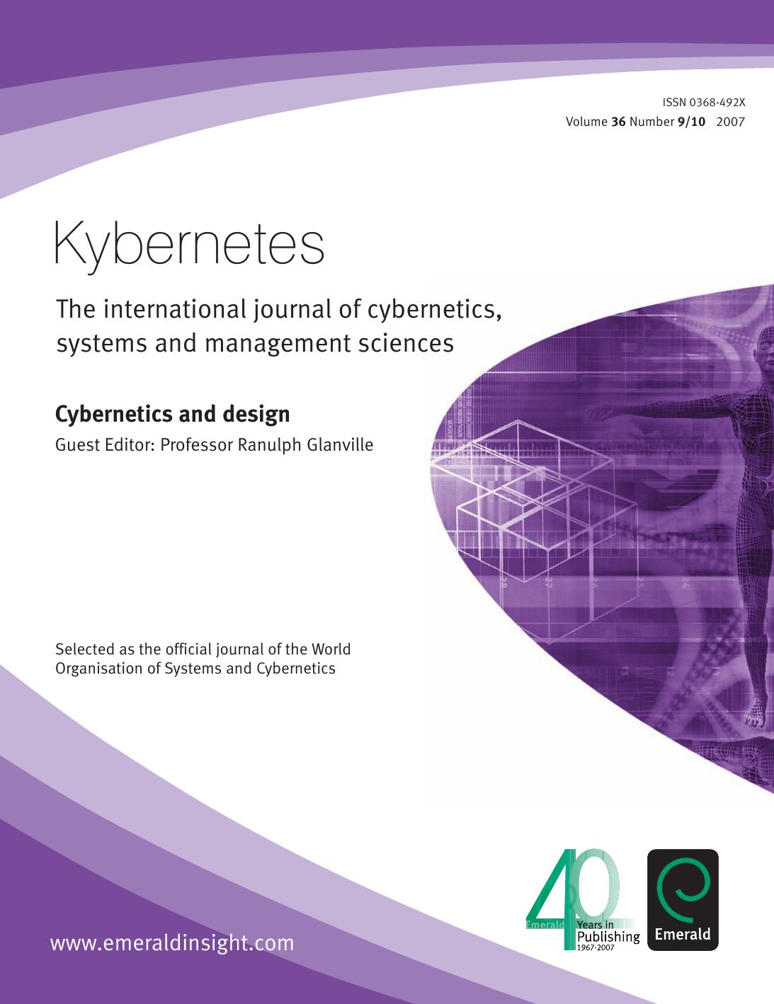 Cybernetics and Design