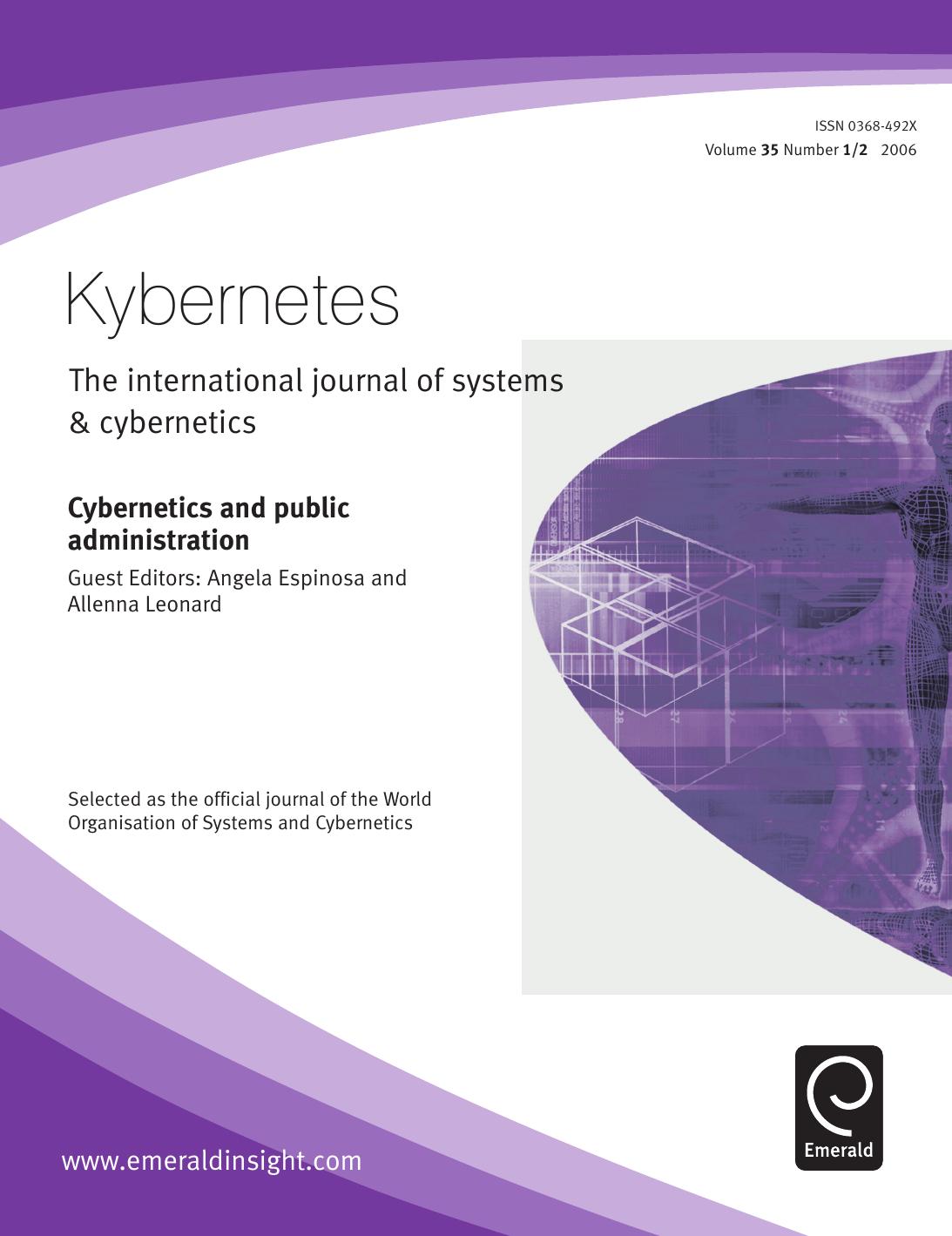 Cybernetics and Public Administration